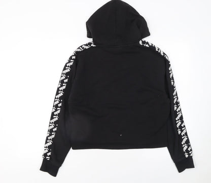 Womens UK Size S PUMA Black Pullover Hoodie