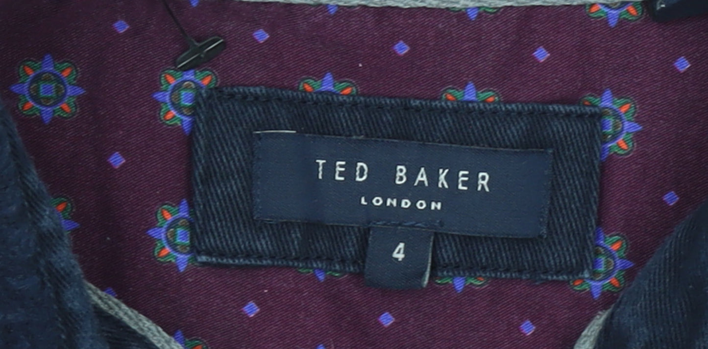 Mens UK Size L Ted Baker Cotton Blend Polo Shirt