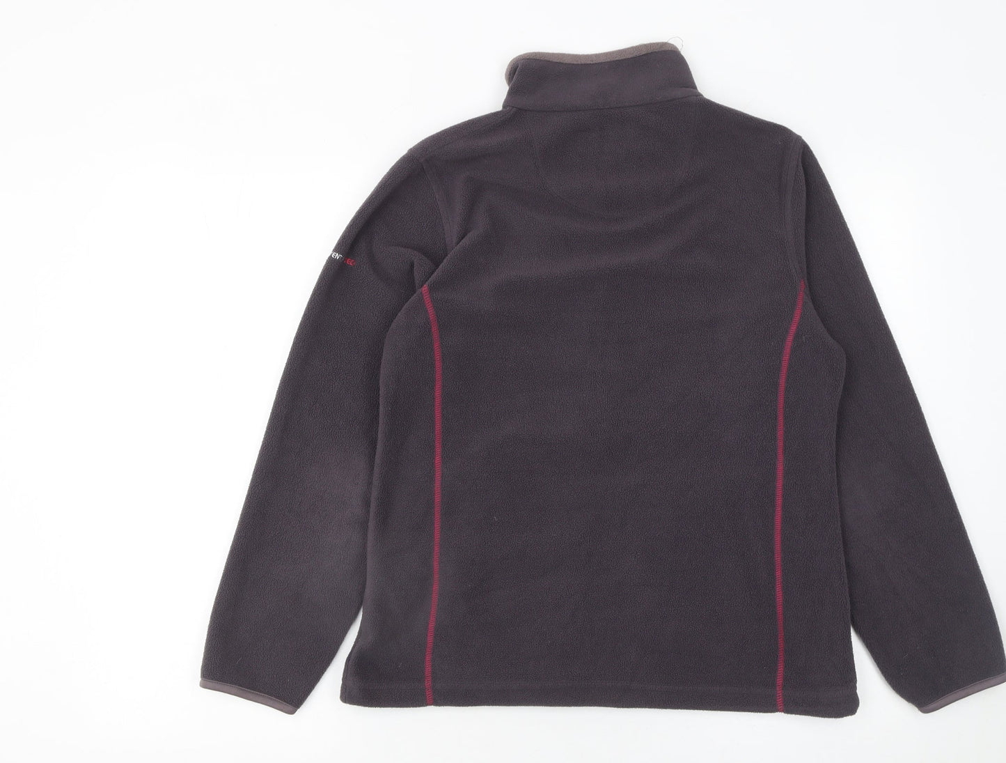 Regatta Women Grey Fleece Full Zip Jacket UK 10 Outdoor Lightweight