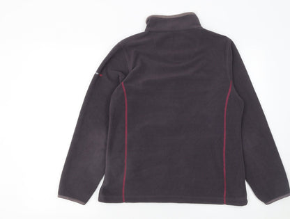 Regatta Women Grey Fleece Full Zip Jacket UK 10 Outdoor Lightweight