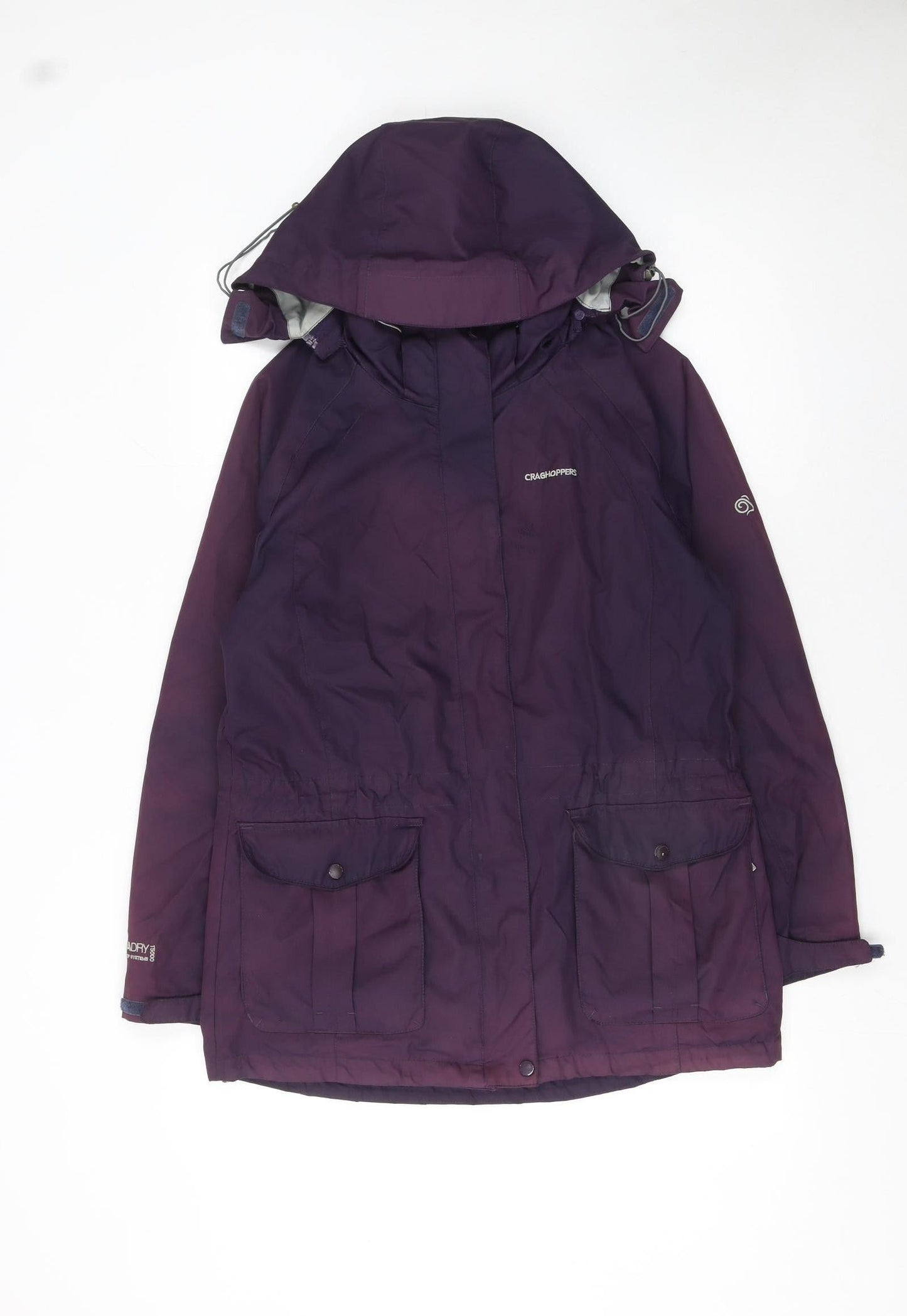 Womens UK Size 12 Craghoppers Purple Rain Coat