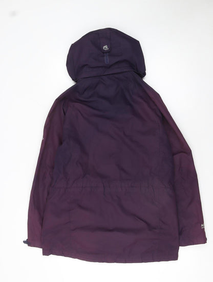 Womens UK Size 12 Craghoppers Purple Rain Coat