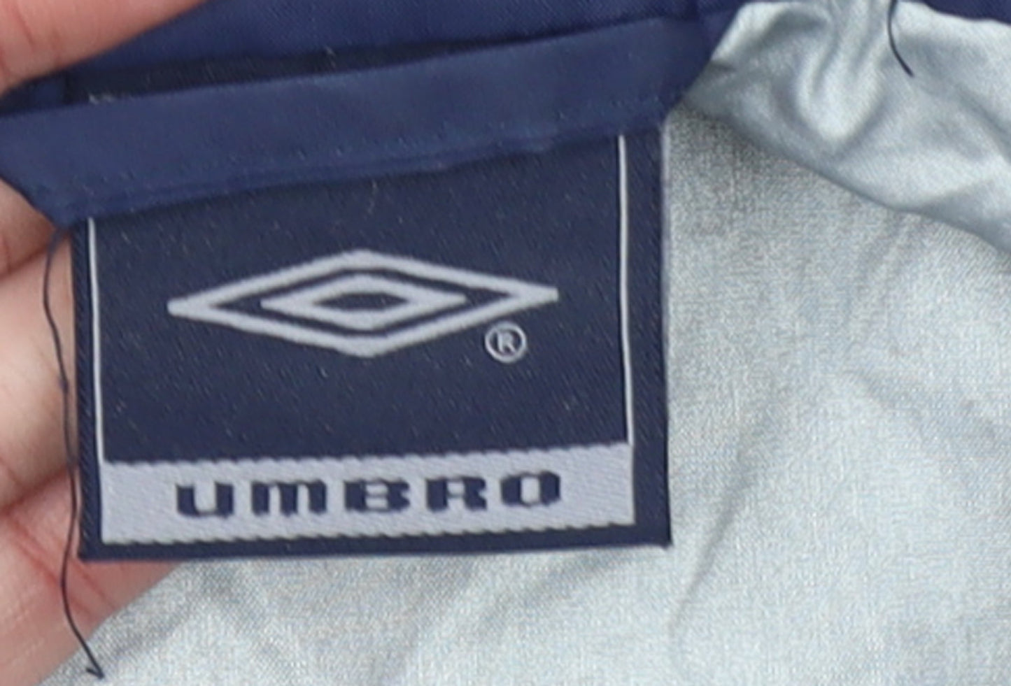 Mens UK Size XL Umbro Blue Windbreaker Coat