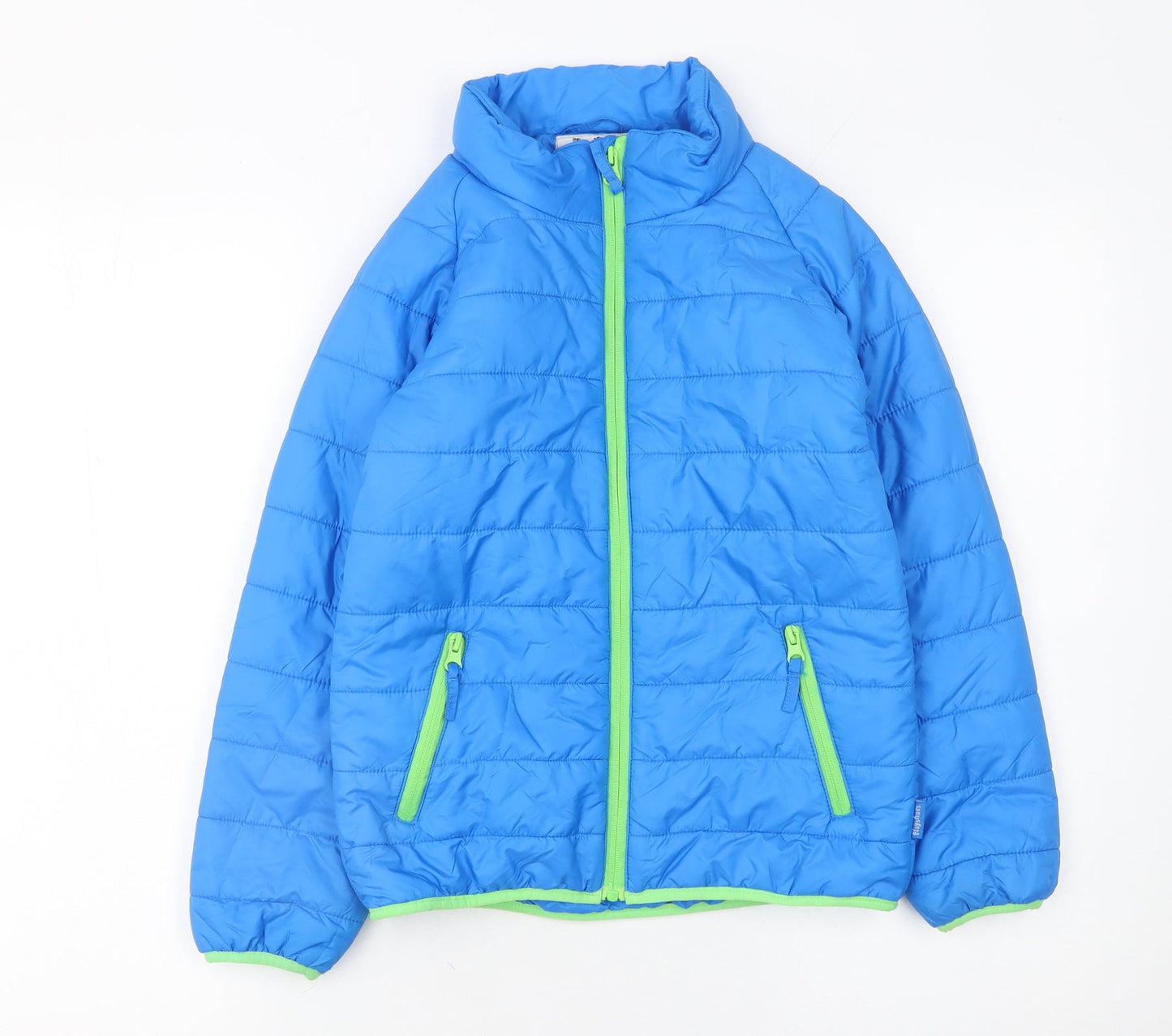 Boys UK Size 12 Years Playshoes Blue Puffer Jacket