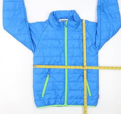 Boys UK Size 12 Years Playshoes Blue Puffer Jacket