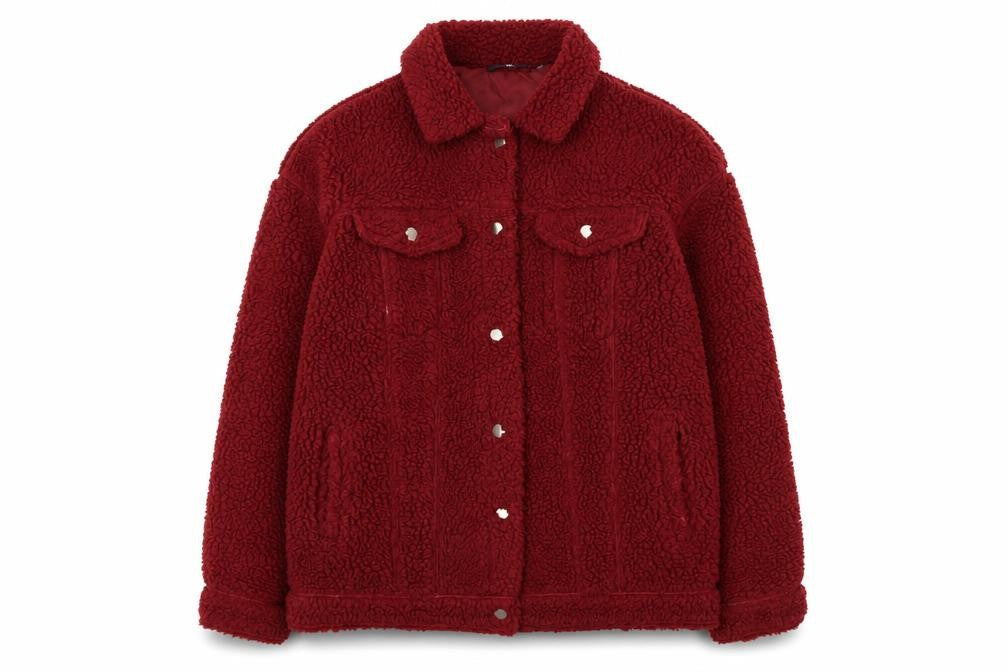 Womens UK Size 8 Missguided Red Basic Jacket