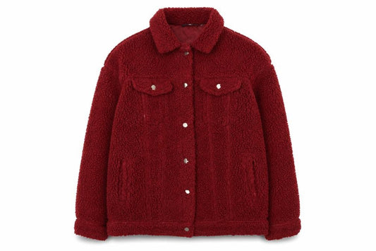 Womens UK Size 8 Missguided Red Basic Jacket