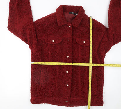 Womens UK Size 8 Missguided Red Basic Jacket