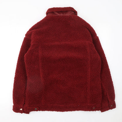 Womens UK Size 8 Missguided Red Basic Jacket