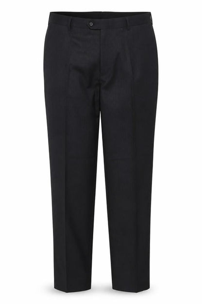 Mens UK Size 38L Black Label Peter Drew Regular Fit Dress Pants Black Trousers