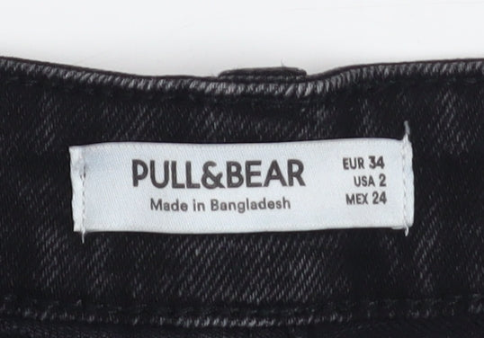 Womens UK Size 6 Pull & Bear Slim Fit Hot Pants Shorts