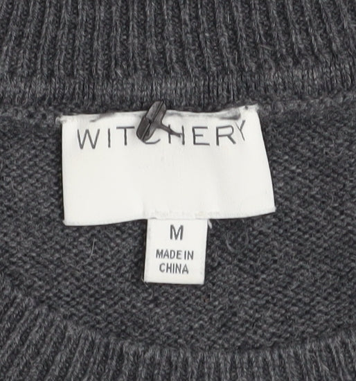 Womens UK Size M Witchery Grey Pullover Jumper