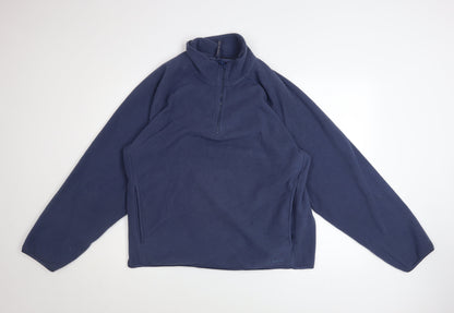 Womens UK Size 16 Animal Blue Pullover Sweatshirt