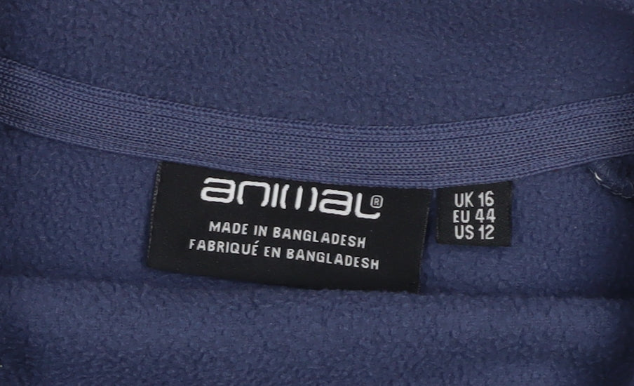 Womens UK Size 16 Animal Blue Pullover Sweatshirt