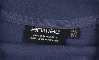 Womens UK Size 16 Animal Blue Pullover Sweatshirt