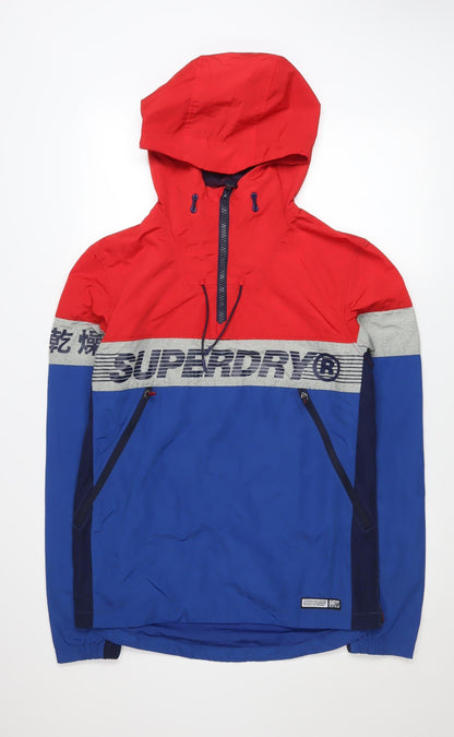 Mens UK Size XS Superdry Multicoloured Windbreaker Coat