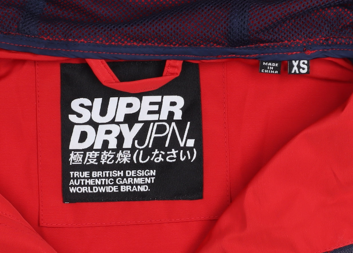 Mens UK Size XS Superdry Multicoloured Windbreaker Coat