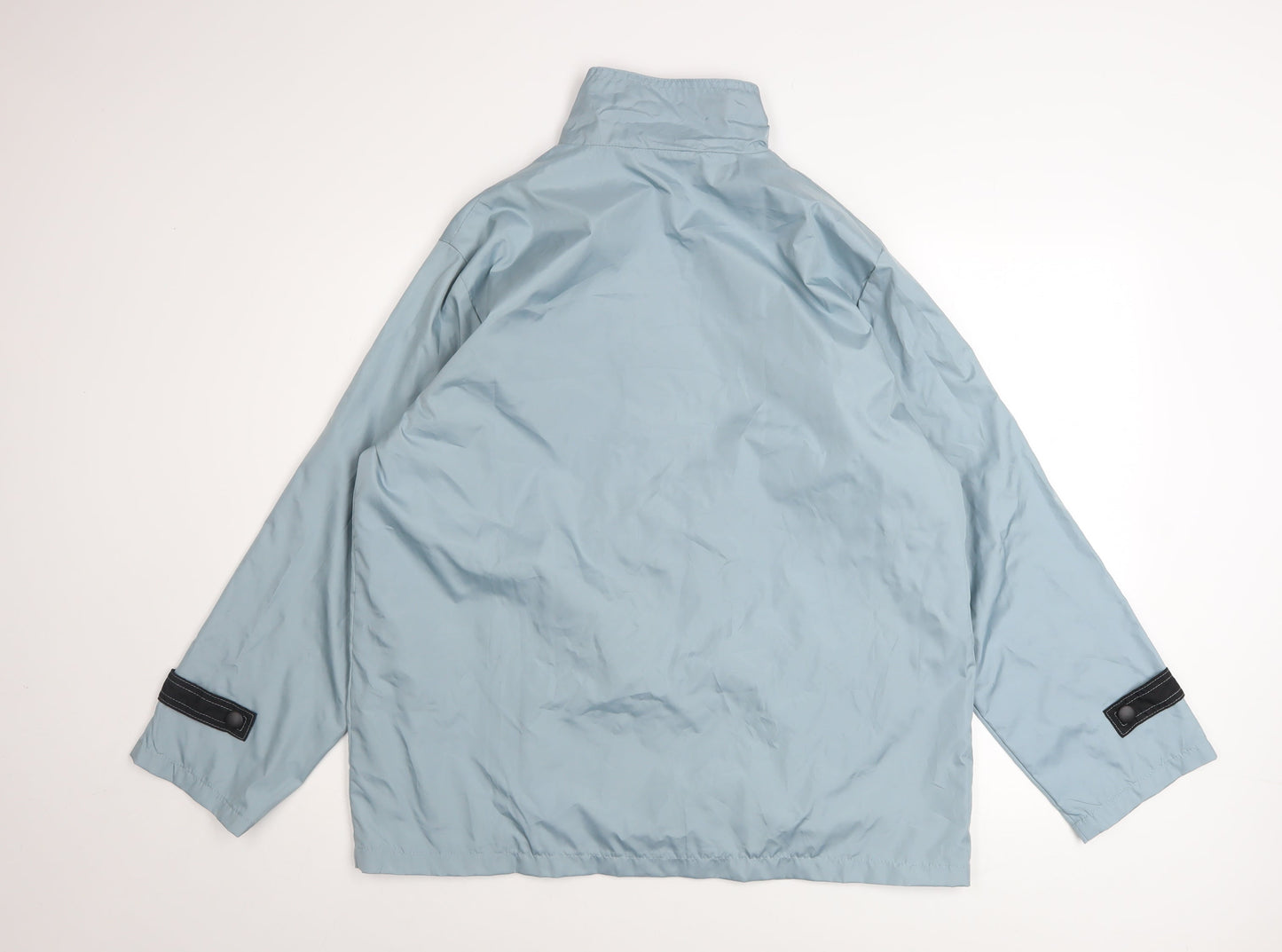 Womens UK Size 14/16 Anne de Lancay Blue Rain Coat