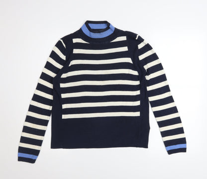 Womens UK Size 10 Marks and Spencer Blue Pullover Jumper
