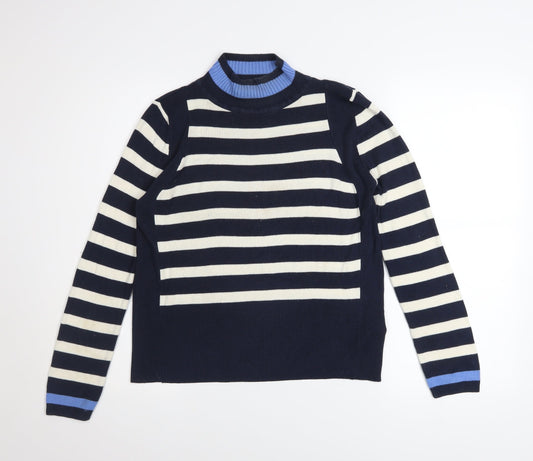 Womens UK Size 10 Marks and Spencer Blue Pullover Jumper