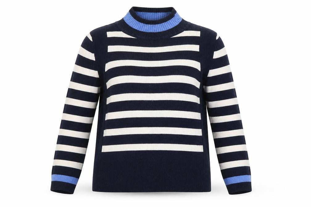 Womens UK Size 10 Marks and Spencer Blue Pullover Jumper