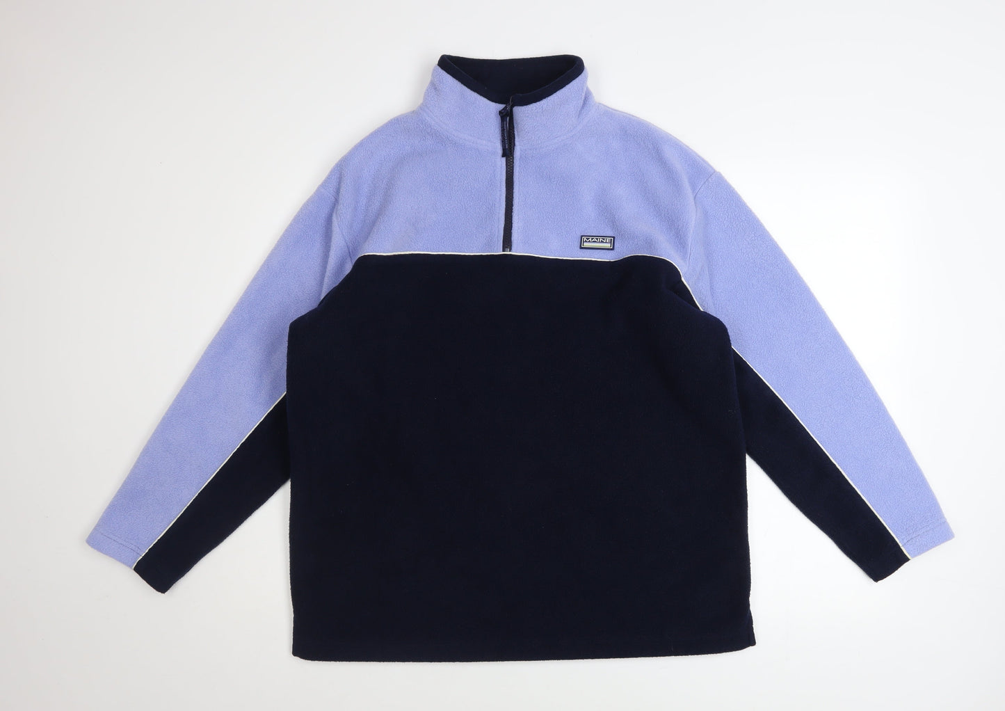 Womens UK Size 12 Maine New England Blue Pullover Sweatshirt