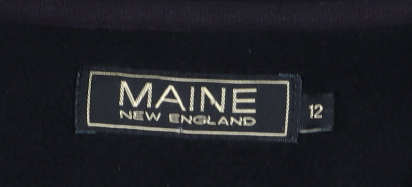 Womens UK Size 12 Maine New England Blue Pullover Sweatshirt