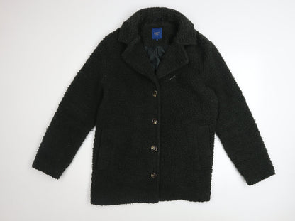 Womens UK Size 16 Cotton Traders Green Overcoat