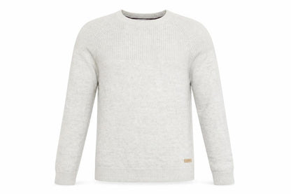 ESPRIT Men’s Beige Cotton Crew Neck Pullover Jumper Size S