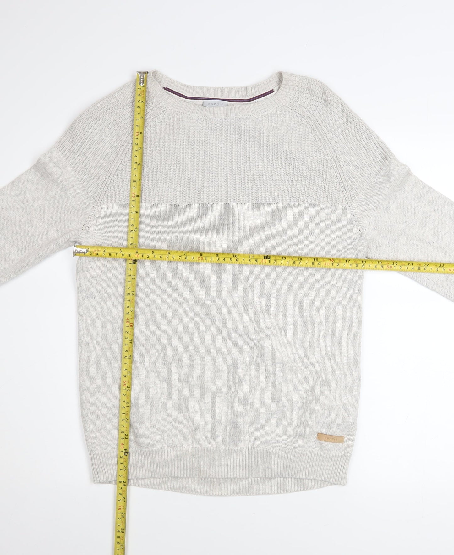Mens UK Size S Esprit Beige Pullover Jumper