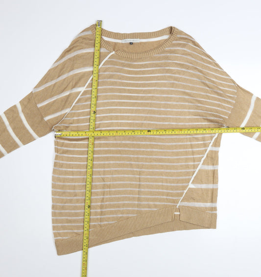 Womens UK Size XL Maison de Nimes Beige Pullover Jumper