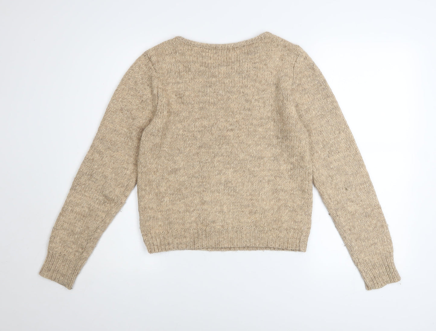 Womens UK Size 12 NEXT Beige Pullover Jumper