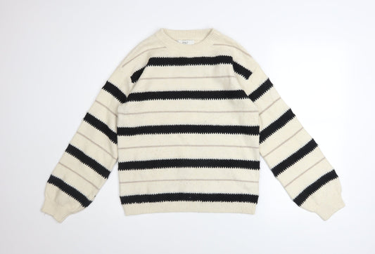 Womens UK Size S Marks and Spencer Beige Pullover Jumper
