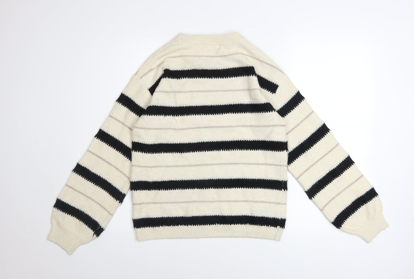 Womens UK Size S Marks and Spencer Beige Pullover Jumper