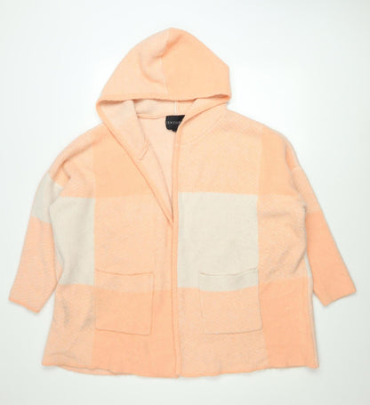 Womens UK Size M Centigrade Orange Cardigan Jumper