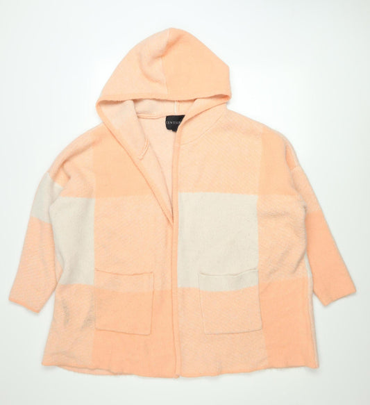 Womens UK Size M Centigrade Orange Cardigan Jumper