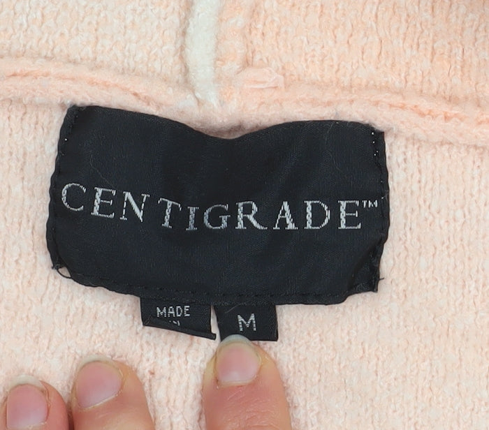 Womens UK Size M Centigrade Orange Cardigan Jumper