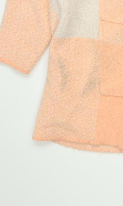Womens UK Size M Centigrade Orange Cardigan Jumper