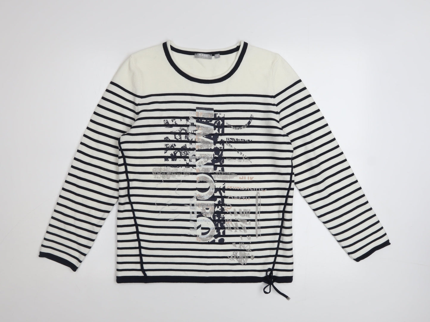 Womens UK Size 8 Rabe White Pullover Jumper