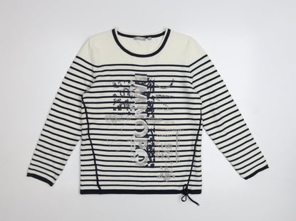 Womens UK Size 8 Rabe White Pullover Jumper