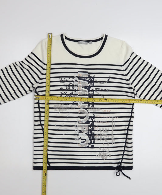 Womens UK Size 8 Rabe White Pullover Jumper