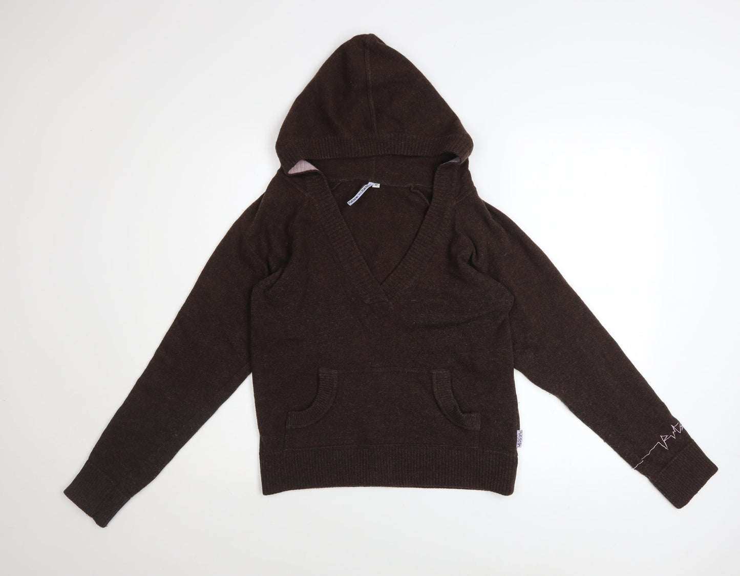 Womens UK Size 12 Puresun Brown Pullover Jumper
