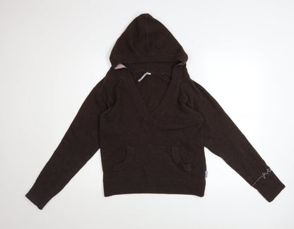 Womens UK Size 12 Puresun Brown Pullover Jumper