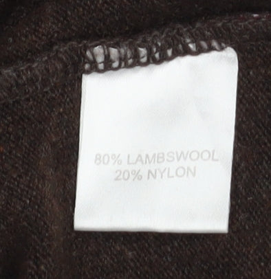 Womens UK Size 12 Puresun Brown Pullover Jumper