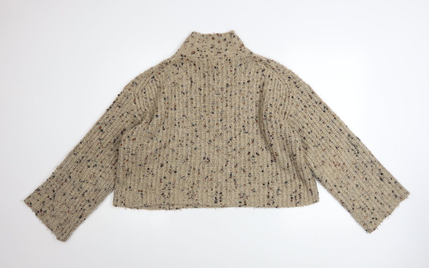 Womens UK Size M NEXT Beige Pullover Jumper