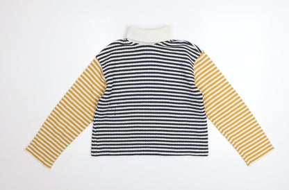 Womens UK Size S Zara Multicoloured Pullover Jumper