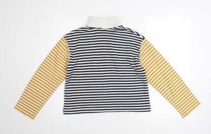 Womens UK Size S Zara Multicoloured Pullover Jumper