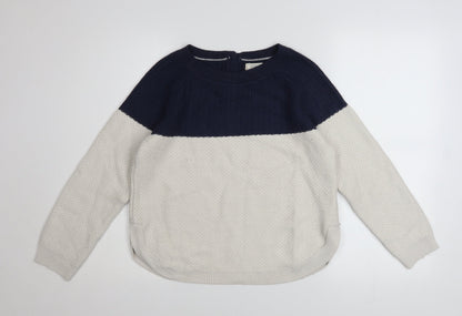 Womens UK Size 8 Fat Face Multicoloured Pullover Jumper