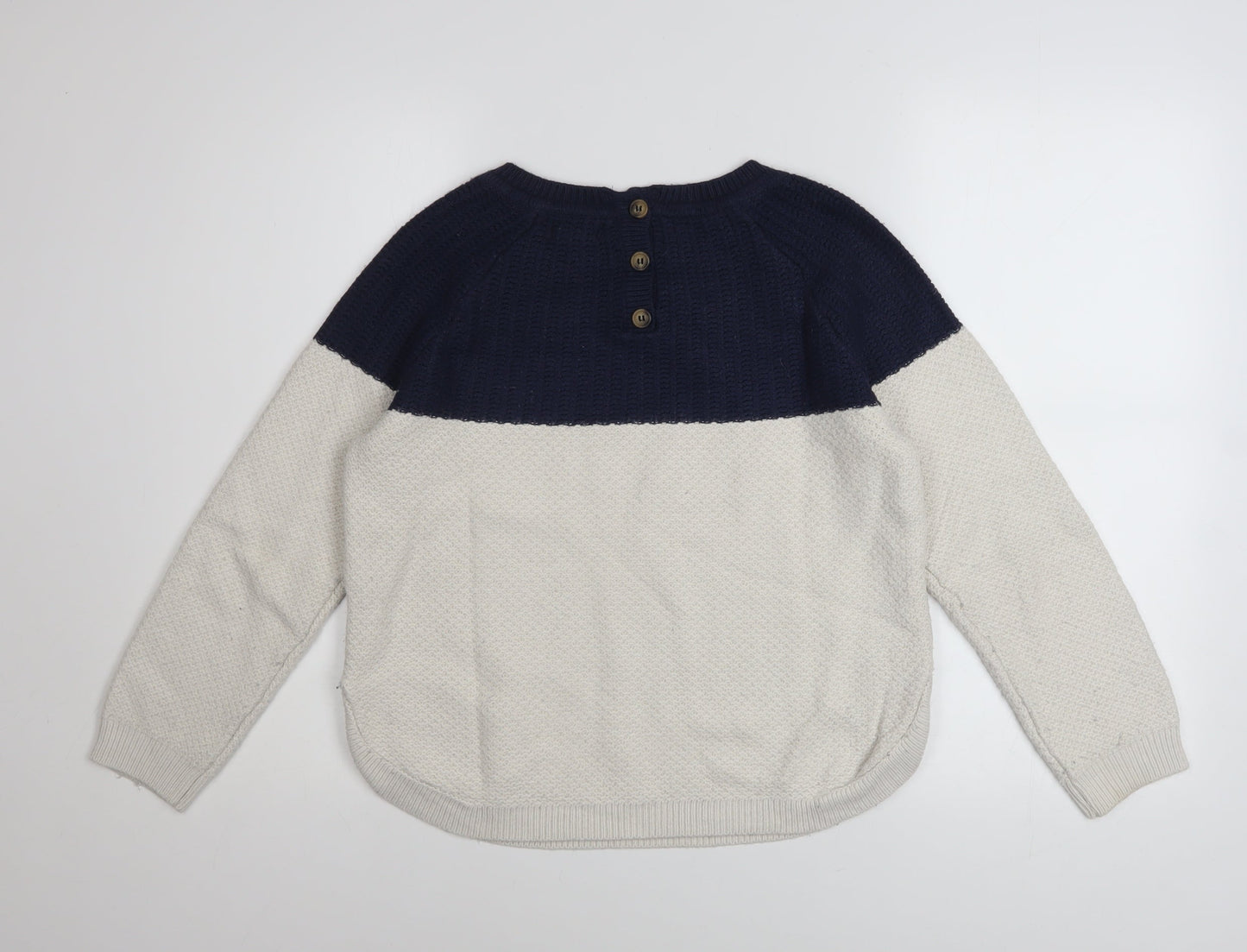 Womens UK Size 8 Fat Face Multicoloured Pullover Jumper