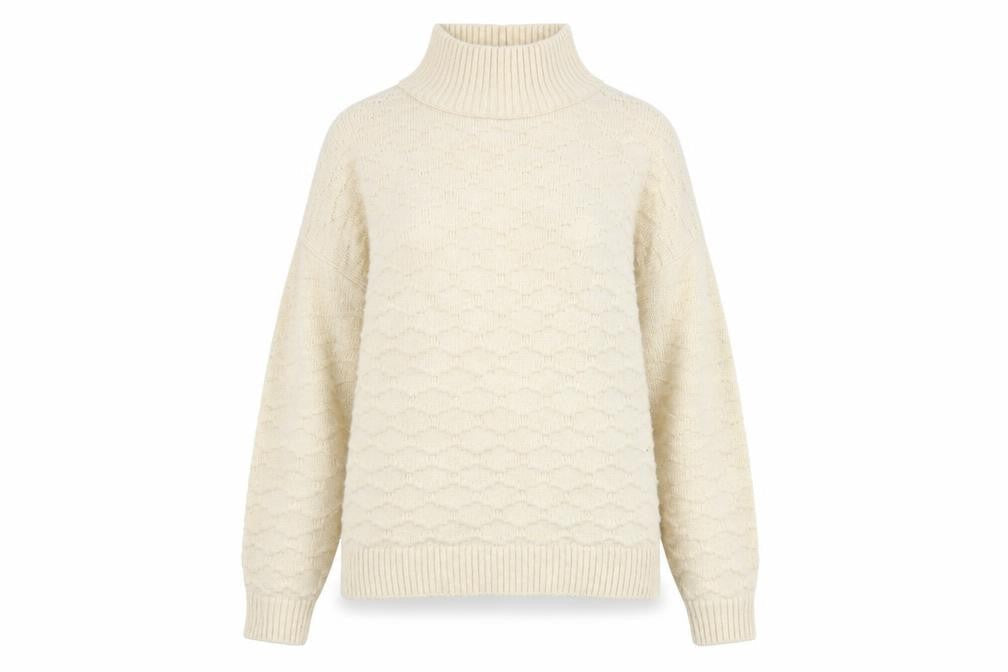Womens UK Size S NEXT Ivory Pullover Jumper